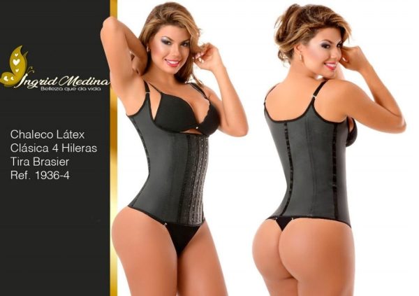 CHALECO LATEX TIRA BRASIER  3 NIVELES AJUSTE EXTRA LARGO - Imagen 2